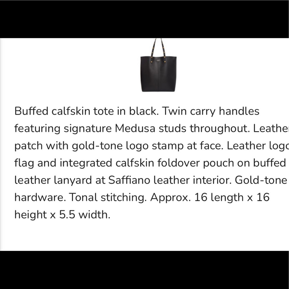 Authentic versace tote bag - Picture 13 of 13